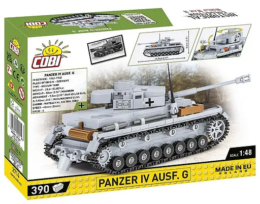 Конструктор Cobi Друга світова війна Танк Panzer IV, 390 деталей (COBI-2714) - фото 2