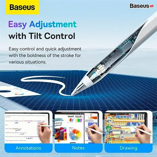 Стилус Baseus Smooth Writing 2 Series Dual Charging Stylus SXBC080102 - фото 6