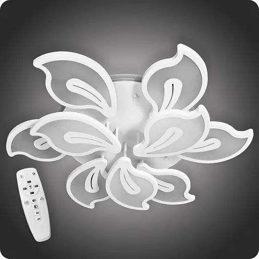 Люстра світлодіодна 517 Dlight 3color з пультом 170Вт Білий (01876) - фото 2