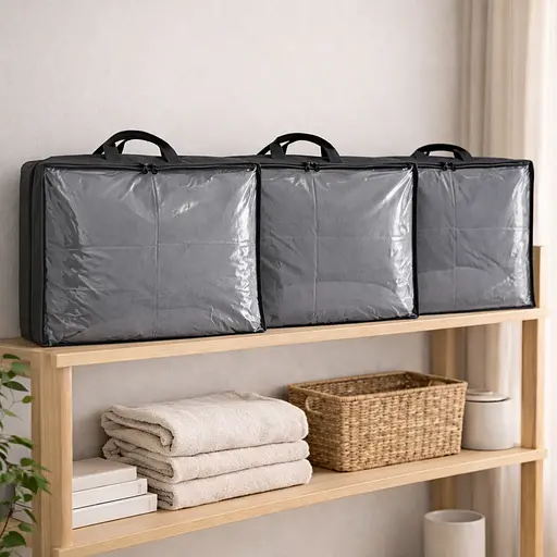 Набір сумок-органайзерів для речей ORGANIZE S 3 шт (сірий) - фото 1