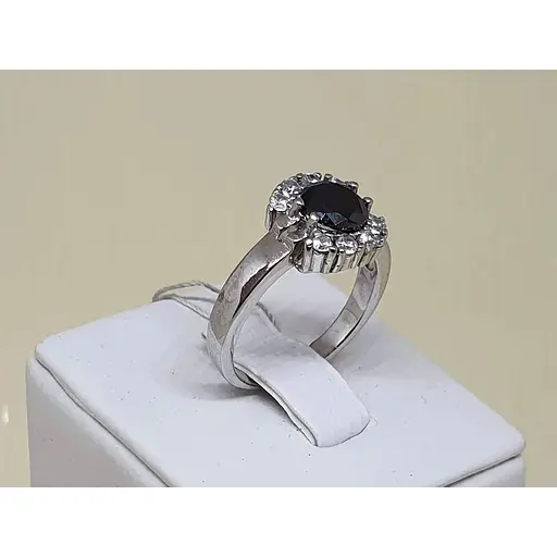 Серебряное кольцо DC Crystal с фианитами. ФИ001 - фото 2