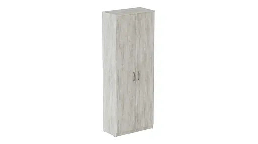 Шафа Анжело Ferrum-decor на 5 полиць 2 двері 1900x800x380 ДСП Бетон 16 мм (FRD-105054) - фото 3