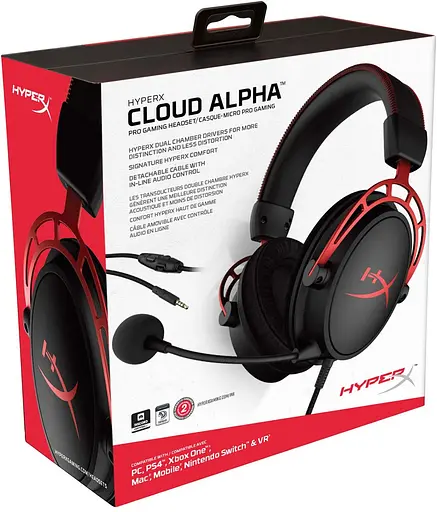 Наушники HyperX геймерские игровая гарнитура Cloud Alpha (4P5L1AM) черная - фото 6
