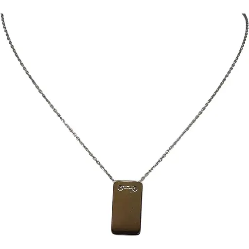 Срібне кольє Qvaliz для гравіювання. 90801324