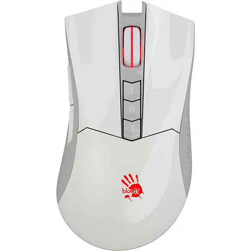 Миша Bloody A4Tech R90 Plus White (R90 Plus (Greyish White)) - фото 1