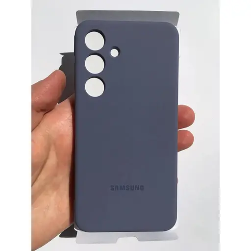 Оригінальний протиударний силіконовий чохол Samsung Silicone Case для Galaxy S24 Violet EF-PS921TVEGWW - фото 4