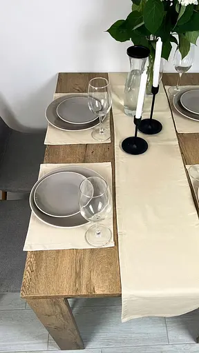 Комплект Доріжка водовідштовхувальна Бежевий однотон 340х40 см 4 шт. - фото 8