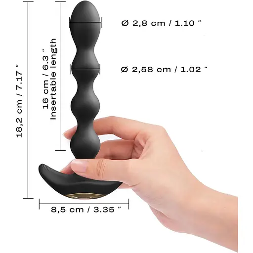 Анальний вібратор-намисто Dorcel Flexi Balls - фото 5