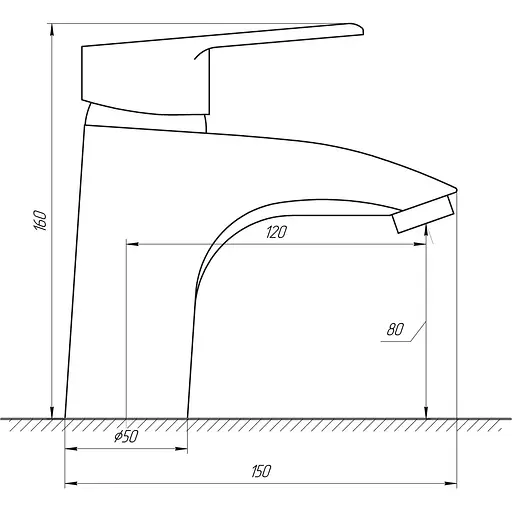 Смеситель для раковины DOMINO BLITZ DBC-401 - фото 4