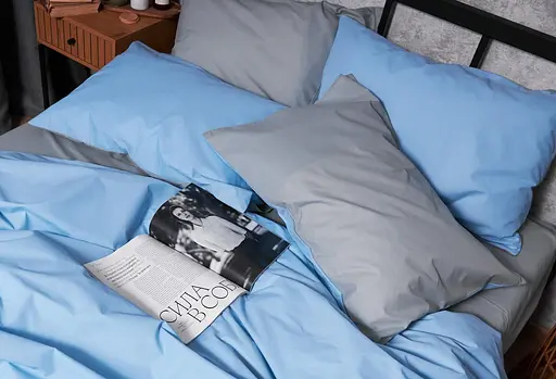 Набор наволочек Moon&Star Бязь Gold Люкс Nordic Gray 70х70 см 2 шт - фото 2