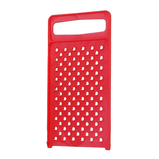 Терка пластмассовая двусторонняя для детского питания и картофеля, Kitchette Красный 83737 - фото 1