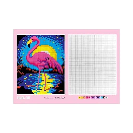 Детская книжка для рисования "PIXEL ART №2" Апельсин РМ-85-2 - фото 2