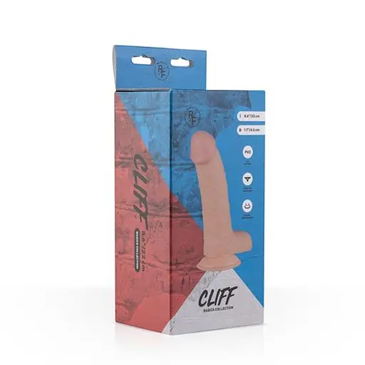 Фалоімітатор EasyToys Cliff Realistic Dildo 22 см тілесний - фото 5