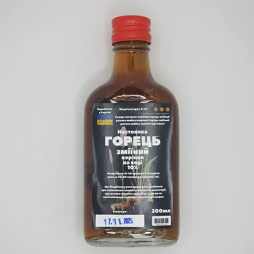 Водная настойка на корне горец змеиный раковая шейка 200 мл - фото 1