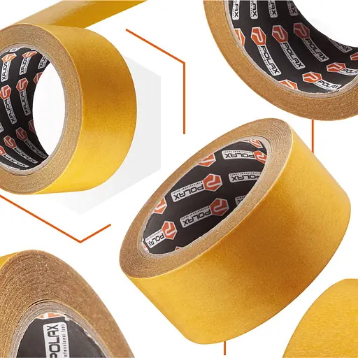 Скотч двухсторонний Polax клейкая лента на полипропиленовой основе 50 мм х 25 м (101-003) - фото 3