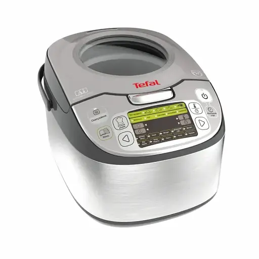 Мультиварка Tefal Fuzzy Logic сірий 750 Вт (RK812B32) - фото 1