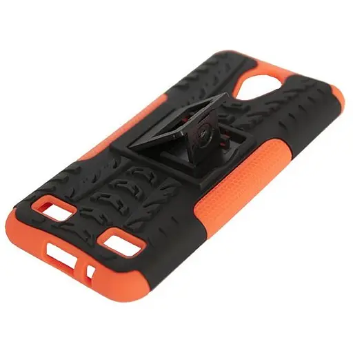 Чехол бампер Florence ZTE Blade A520 противоударная панель силикон пластик Pc tpu оранжевый - фото 2