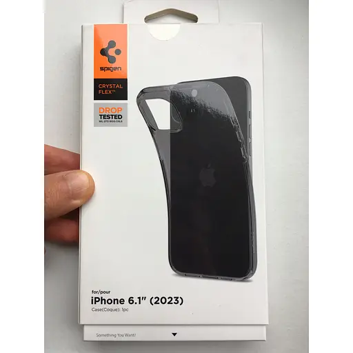Чохол Spigen Liquid Crystal Flex для iPhone 15 Space Crystal ACS06482 прозорий силіконовий - фото 2