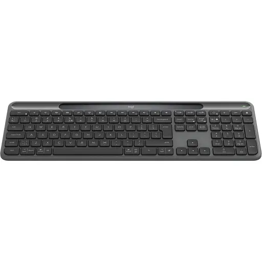 Клавіатура Logitech Slim Solar+ for Business 2.4GHZ/BT Graphite (920-013779) - фото 4
