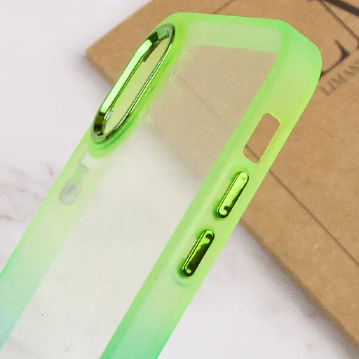 Чохол Epik TPU+PC Fresh sip series для Apple iPhone XS Max 6.5 Бірюзовий/Лимонний - фото 4