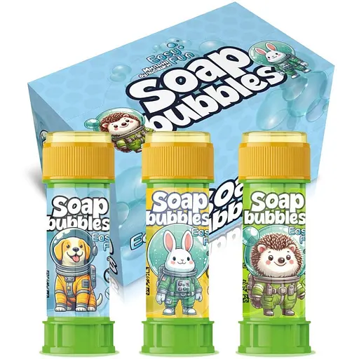 Мильні бульбашки Easy Fun класичні 60 мл 3 види (270) (15) в асортименті (70601-EF) - фото 2