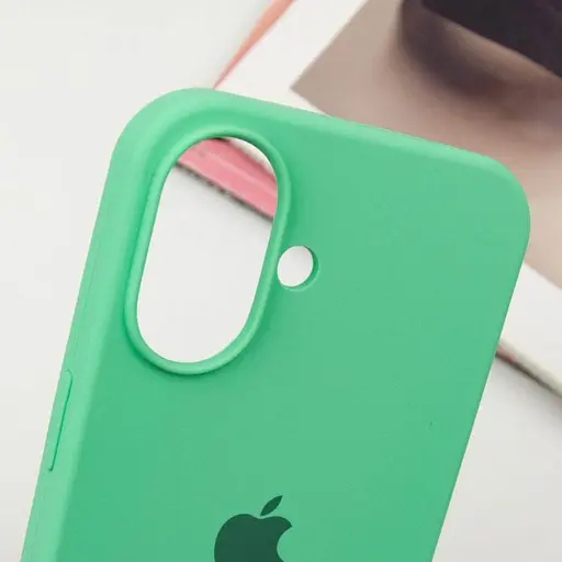 Чохол Epik Silicone Case Full Protective AA для Apple iPhone 16 Plus 6.7 Зелений/Spearmint - фото 5