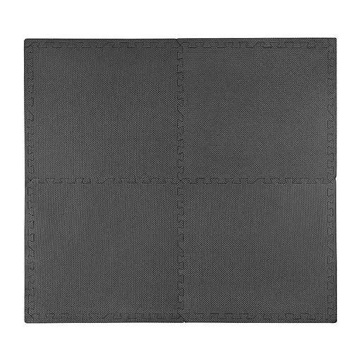 Мат-пазл (ласточкин хвост) 4FIZJO Mat Puzzle EVA 120 x 120 x 1 cм Black 4FJ0060 (P-5907222931011) - фото 2