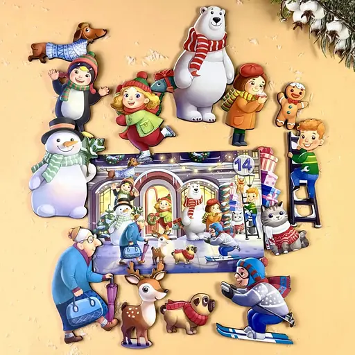 Дитяча настільна гра "Хто був на вулиці?" Ubumblebees (ПСД294) PSD294 дерев'яна - фото 10