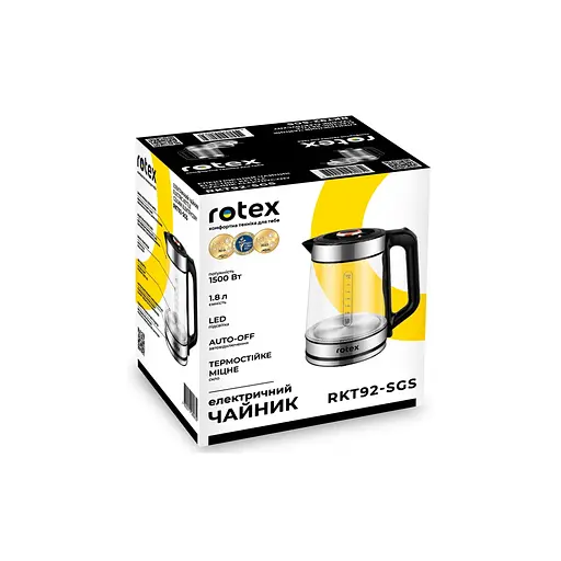 Електрочайник Rotex RKT92-SGS - фото 9