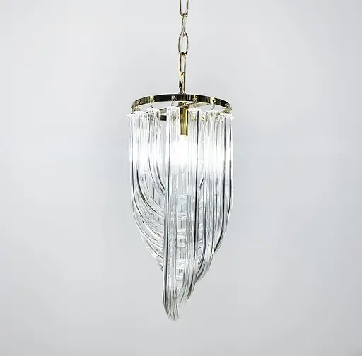 Подвесной светильник Flow Light в золотом каркасе Ø 20 см Line F | Ст. SA36-200 - фото 7