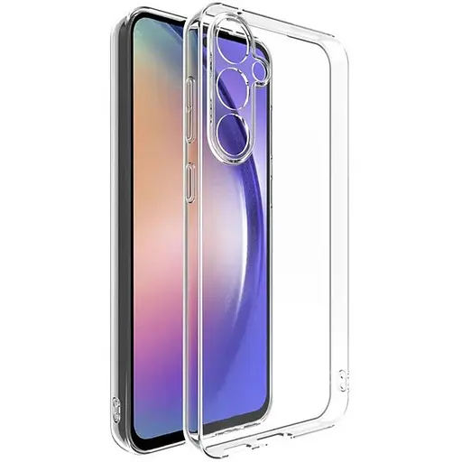 TPU чехол Epik Transparent 1,5mm Full Camera для Samsung Galaxy S24 FE Бесцветный (Прозрачный)