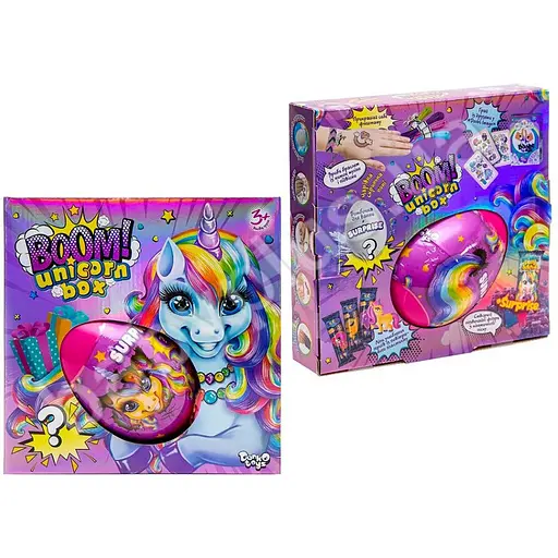 Набор креативного творчества Danko Toys Boom! Unicorn Box BUB-01-01U - фото 1