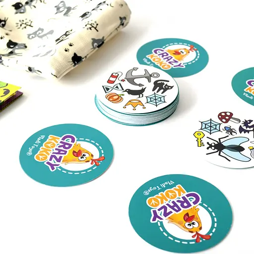 Дитяча настільна гра в мішечку "Хлоп! Хвать!" VT8077-13, 56 карток - фото 2