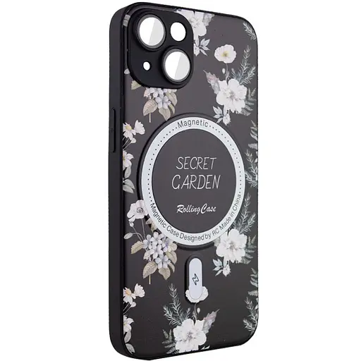 Чохол Epik TPU+PC Secret Garden with MagSafe для Apple iPhone 15, 6.1 Black - фото 2