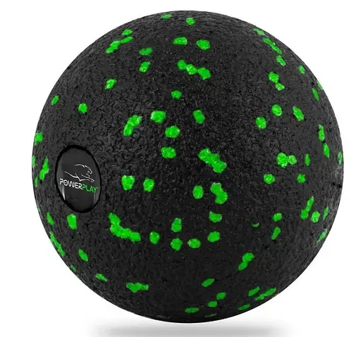 Масажний набір PowerPlay PP_4015 EPP Foam Roller Set 4in1 (2-ва роли + 2-ва м'ячі) Чорно-зелений (PP_4015_Green) - фото 6