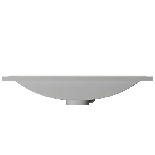 Раковина глянцева врізна Amidicon Victoria 80 800x450 з литого каменю VICTORIA_80_HL, Білий - фото 5