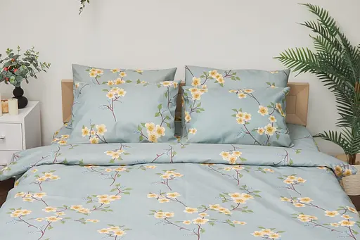 Пододеяльник Moon&Star Микросатин Premium Spring Flower Полуторный Евро 160x220 см - фото 2