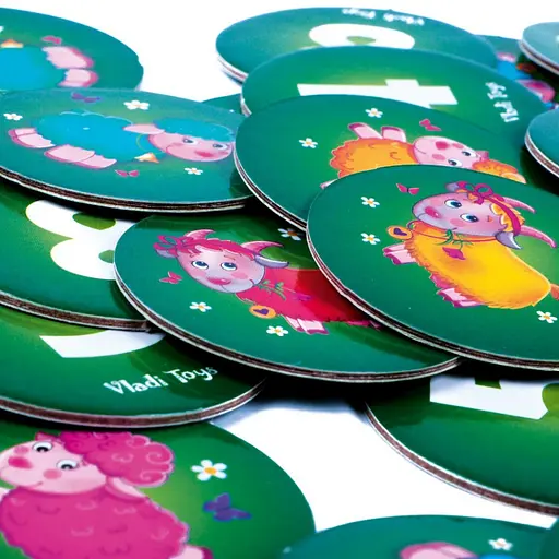 Дитяча настільна гра "Спритні вівці схопи 10-ку!" Vladi Toys VT8033-07, 99 фішок - фото 3