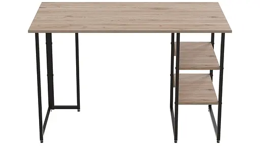 Компьютерный стол Ferrum-decor Кевин 75x120x60 черный ДСП Дуб Сан-Марино 32мм (FRD-103807) - фото 2