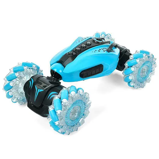 Машинка HG4-27 01 трюкова р к 31.5 см два пульти браслет та класичний світло музика акумулятор пара - фото 2