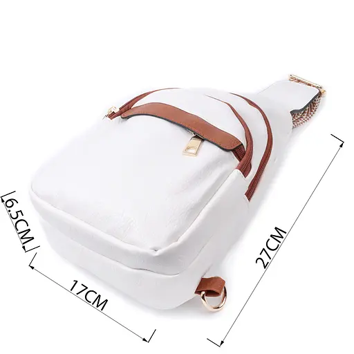 Сумка женская Vintage через плечо с отверстием для наушников из экокожи 17х27х6.5 см sum0026976 - фото 3