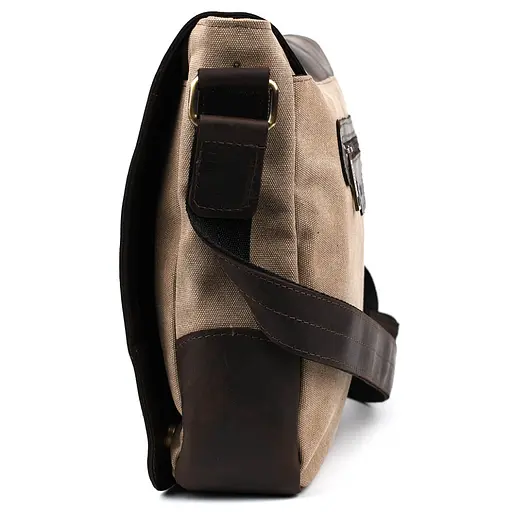 Шкіряна чоловіча сумка через плече TARWA 30х32х7,5 см nsa0001245 - фото 6