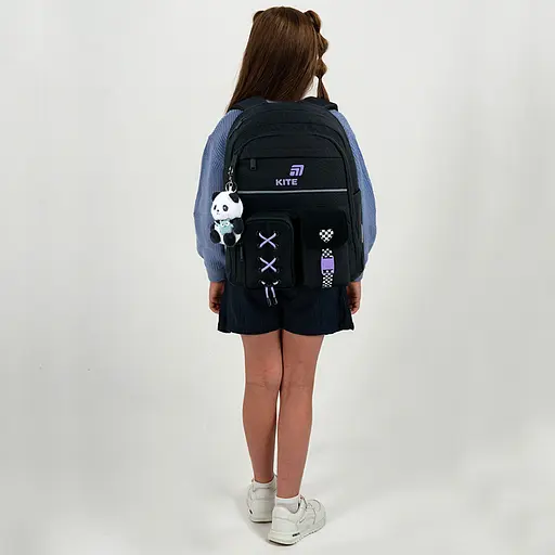 Рюкзак Kite Education 584 Panda Love Чорний (K26-584M-2) - фото 21