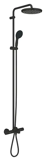 Душевая система с термостатом для ванны Grohe Tempesta System 250 266722431, Черный матовый - фото 2