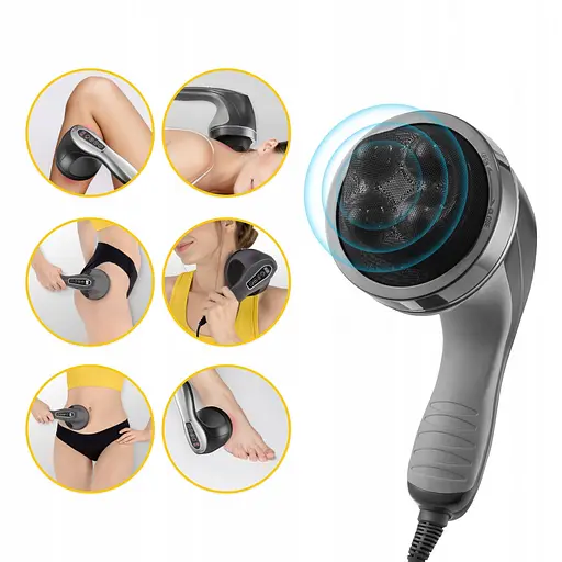 Антицелюлітний ручний масажер для тіла 4FIZJO Body Shaping 4 в 1 4FJ0558 Black (P-5907739319128) - фото 2