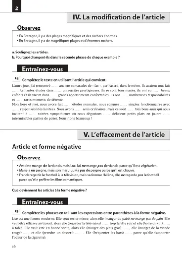 Les 500 Exercices de Grammaire Livre de l'eleve B1 + corriges - фото 8