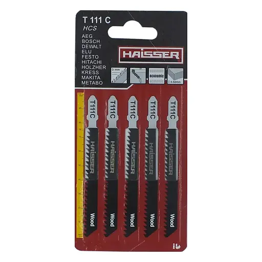 Пильное полотно Haisser T111С для дерева 75 мм 5 шт. (16569)