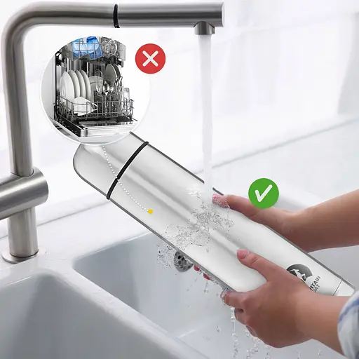 Термос Mountain Goat 1 л Silver (P-5907739315755) - фото 8