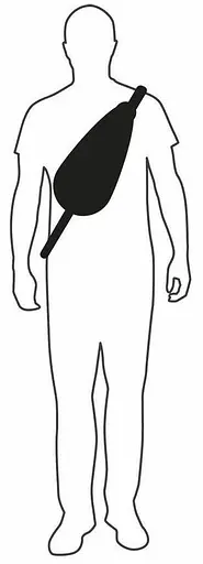 Сумка нагрудная TOP MOVE 32х15х5 см sum0020868 - фото 3