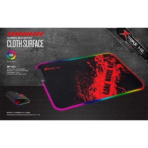 Коврик для мыши Xtrike Me Backlight MP-602 - фото 3